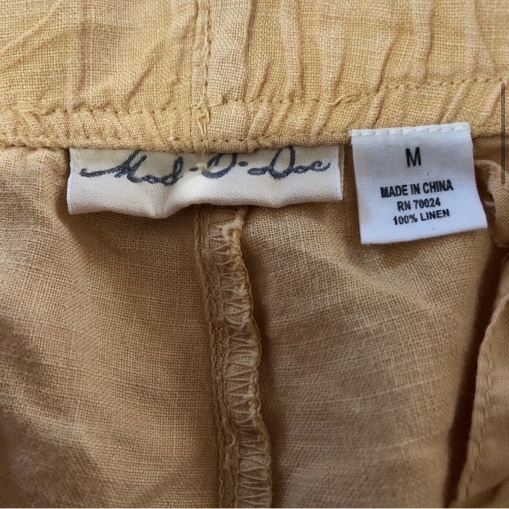 Mod.O.Doc Linen Button Front Relax Fit Pants Side… - image 7